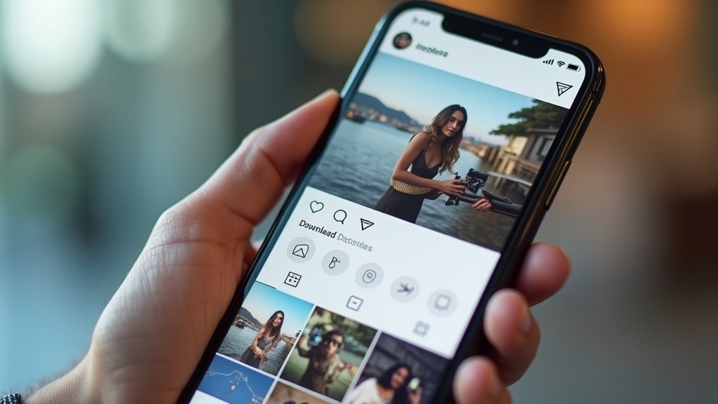 Instagram video download interface showing MP4 conversion